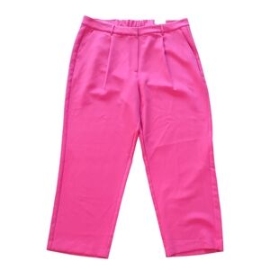 Old Navy Extra High Rise Full Length Pleated Trouser Pink NWT